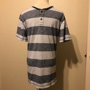 Lucky Brand Striped Collared Top XL